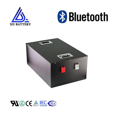 Βαθιά ιονική μπαταρία OEM/ODM Silk λίθιου Bluetooth 48v 150ah κύκλων για την κυκλοφορία